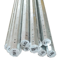 New Business lamp pole China Supplier hot sales 10.5m 12m 14m 15m galvanized octagonal steel pole steel pole manufacturer